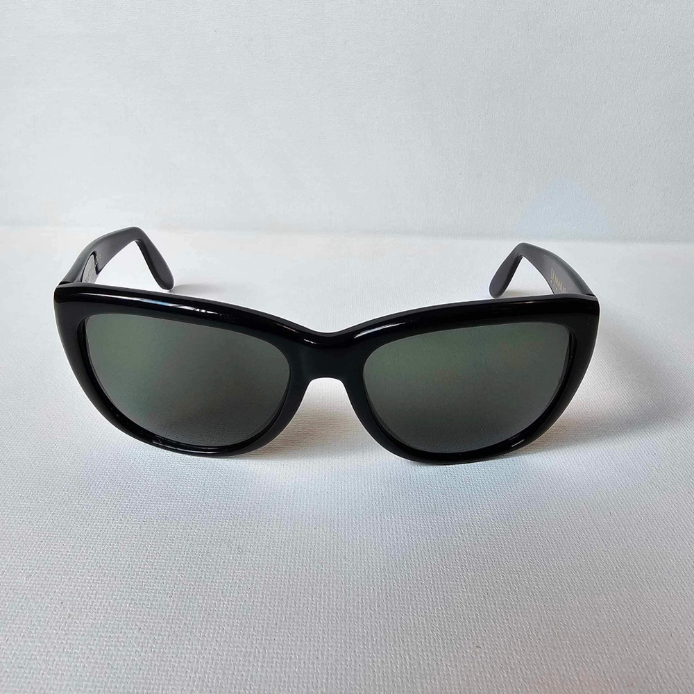 VINTAGE BLACK DONNA KARAN NY/ BAUSCH LOMB SUNGLASSES